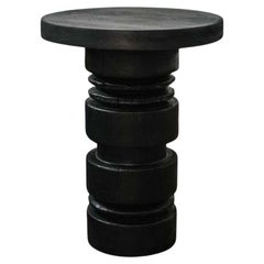 Totem Burnt Wood Stool