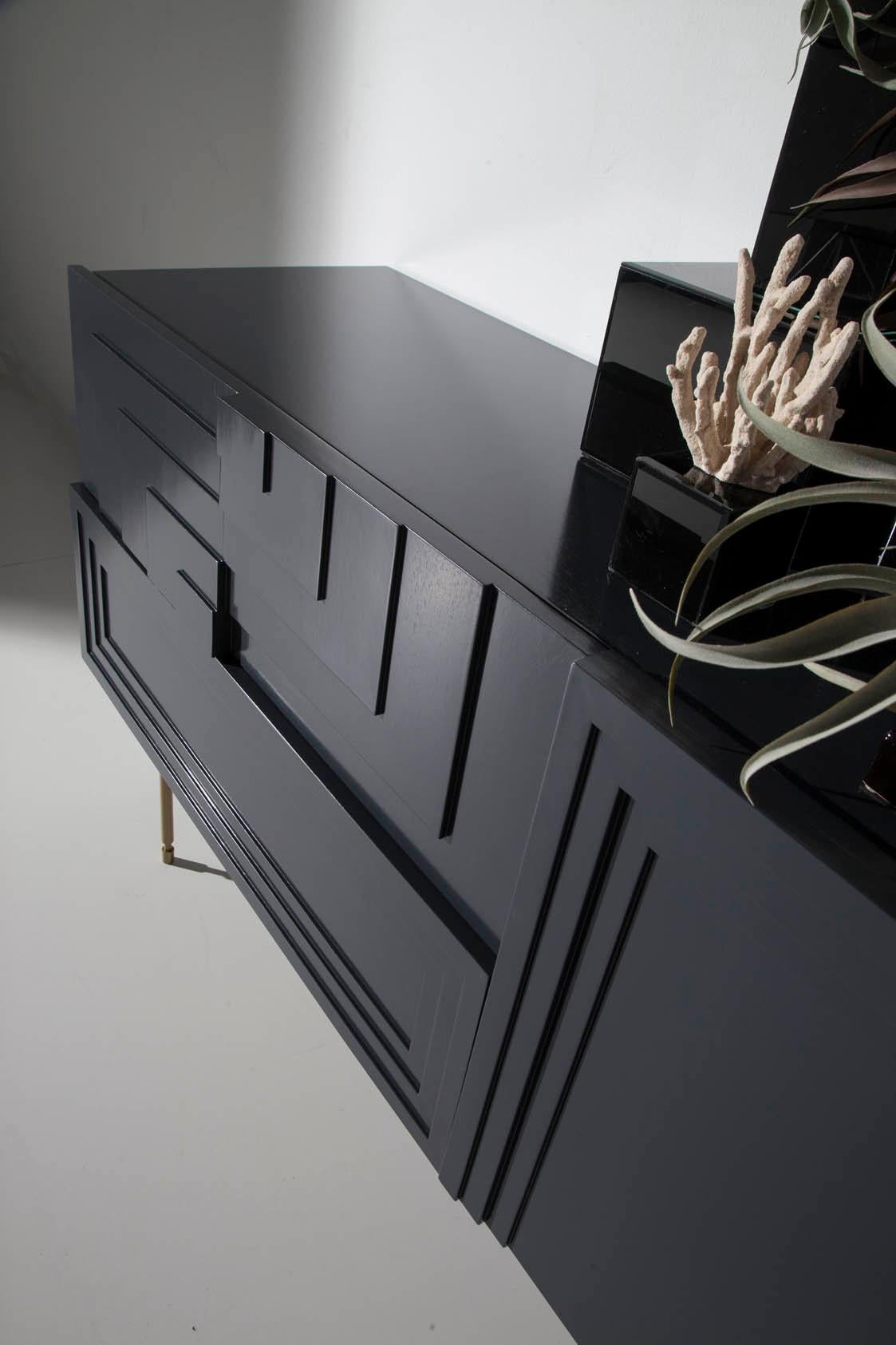 Post-Modern Totem Chest Of Drawers by Lola Glamour For Sale