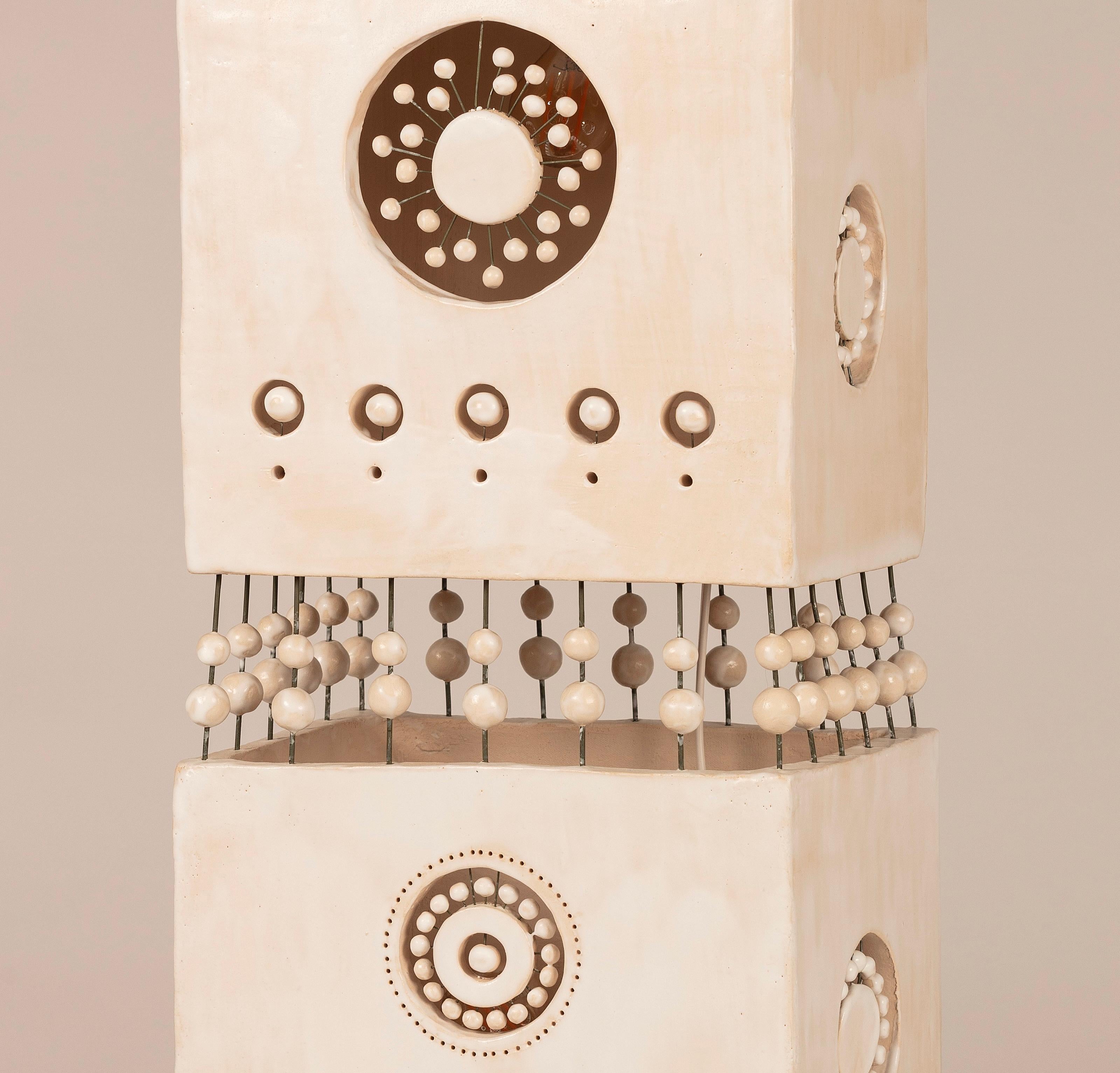 Other Totem Column Georges Pelletier sculpture Lamp For Sale