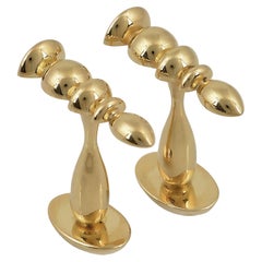 Totem Cufflinks in 18 Karat Yellow Gold