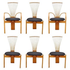 "Totem" Dining Chairs by Torstein Nilsen for Westnofa Danish Modern - Set of 6