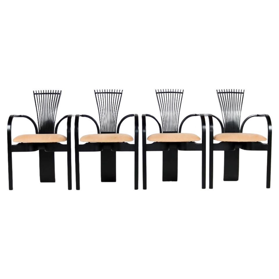 Totem dining chairs by Torstein Nilsen for Westnofa