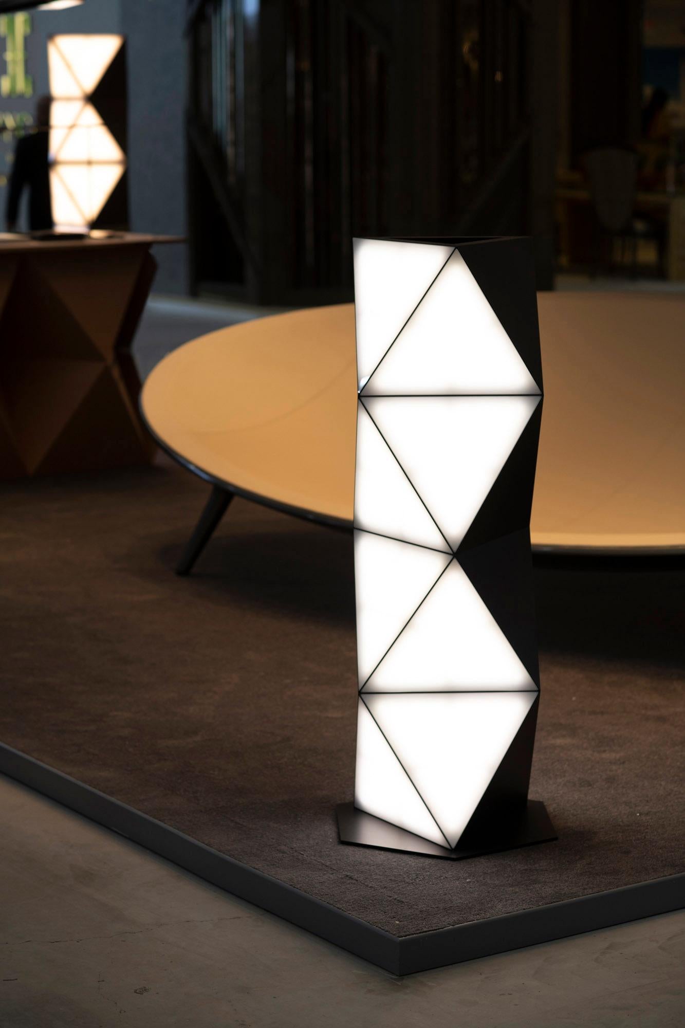 Anodized Totem Floor Lamp L by Tokio For Sale