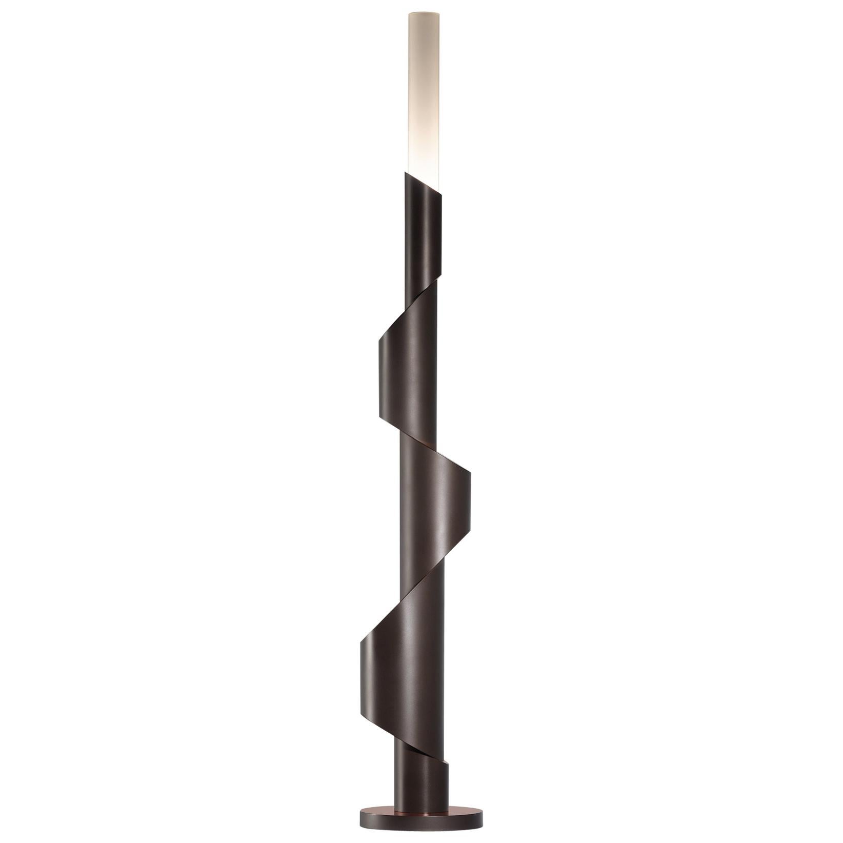 21st Century Design Totem I Floor lamp with Smoked Nickel and Copper Finish