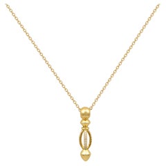 Totem Interchangeable Pendant in 18 Karat Gold with Diamonds