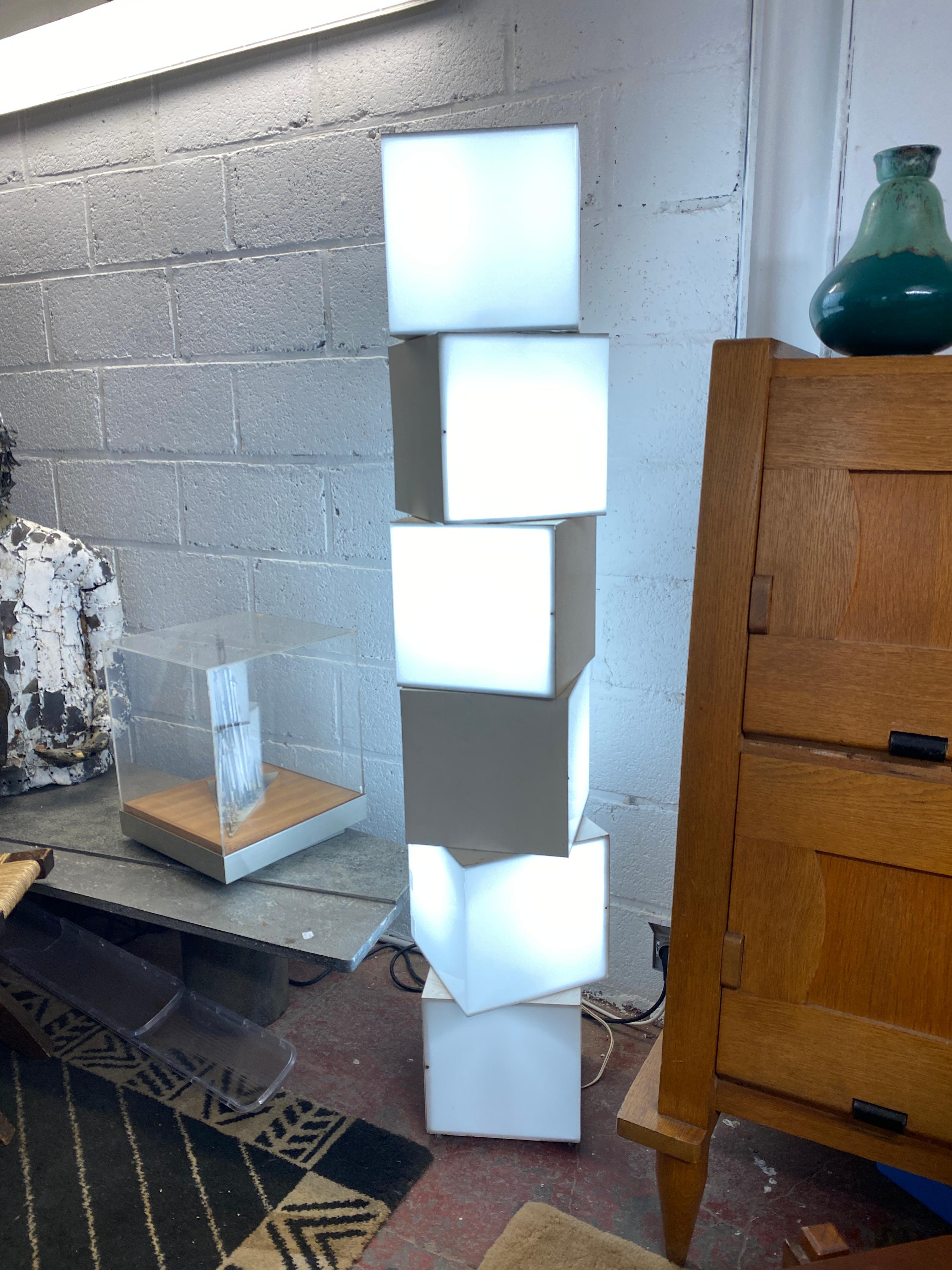 TOTEM Italian Floor Lamp For Sale 1