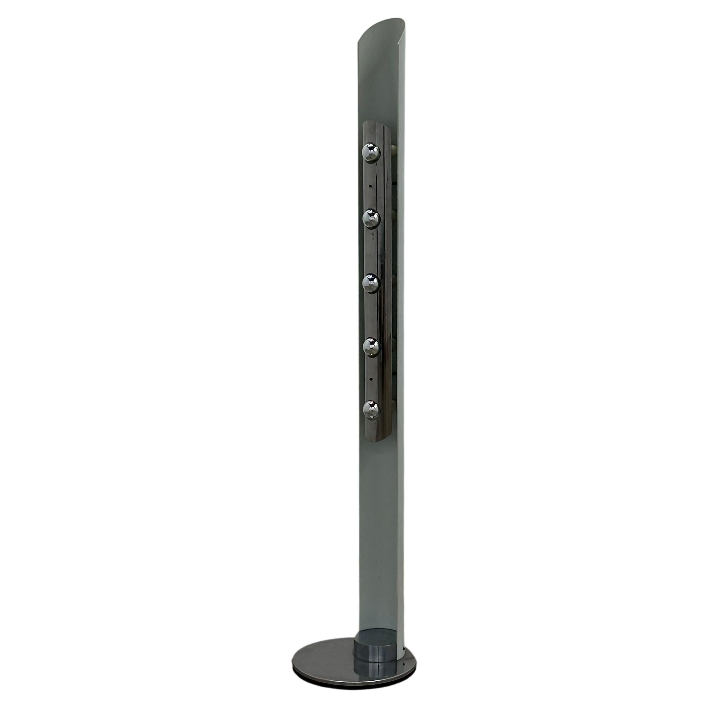 Mid-Century moderno Lampada Totem con 5 lampadine di Enrico Tronconi, Italia c.C. anni '70 in vendita