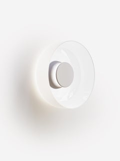 Totem Lighting Sconce Glass C - 12", Circular Design, LED, by Pablo Designs