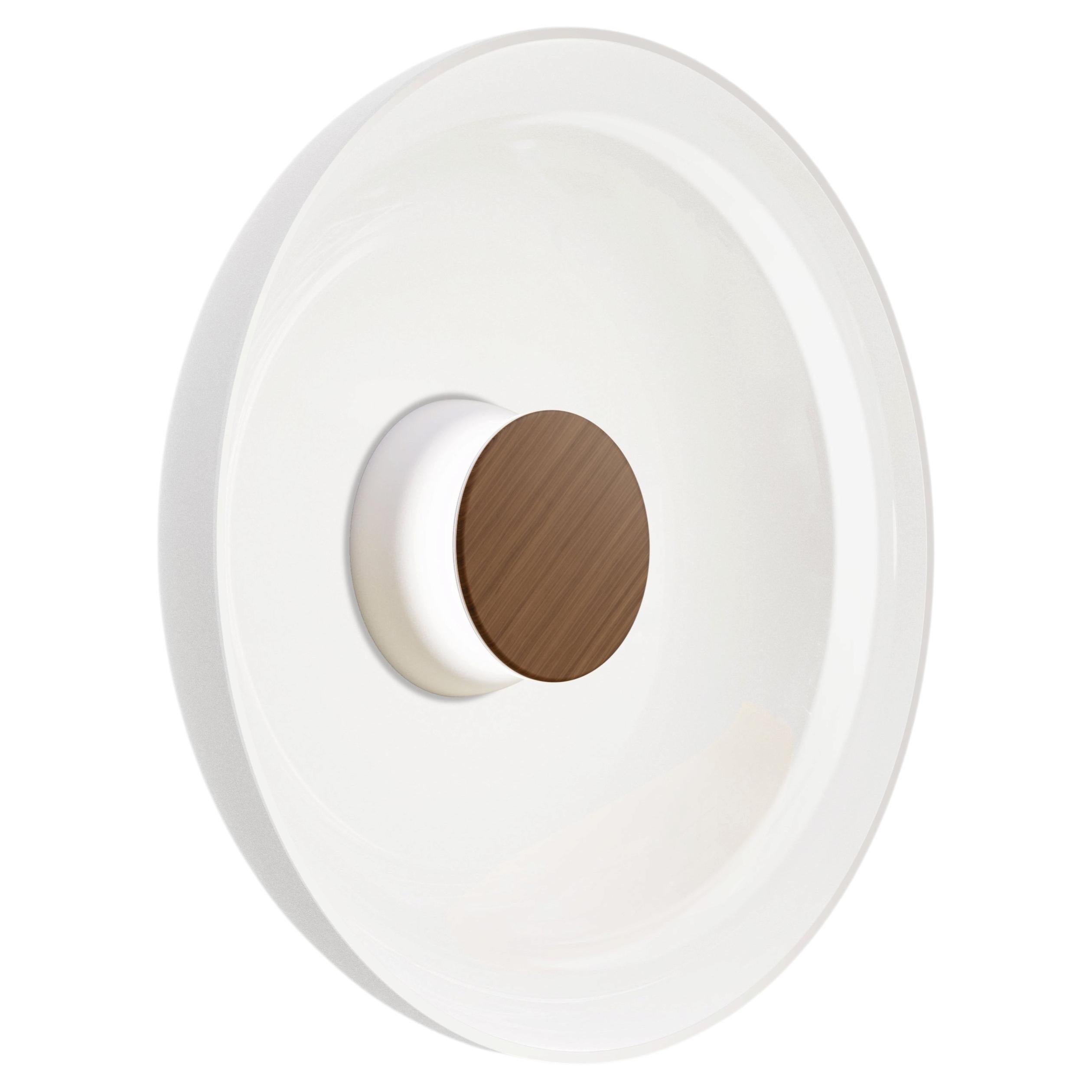 Pre-owned Pablo Designs Totem Lighting Sconce Glass D - 17", Circular Design, Led, By  In Transparent