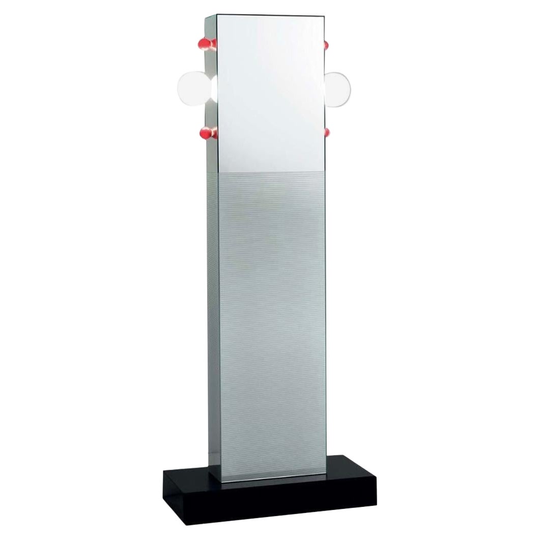 Totem mirror Shibam 2 by Ettore Sottsass in vendita