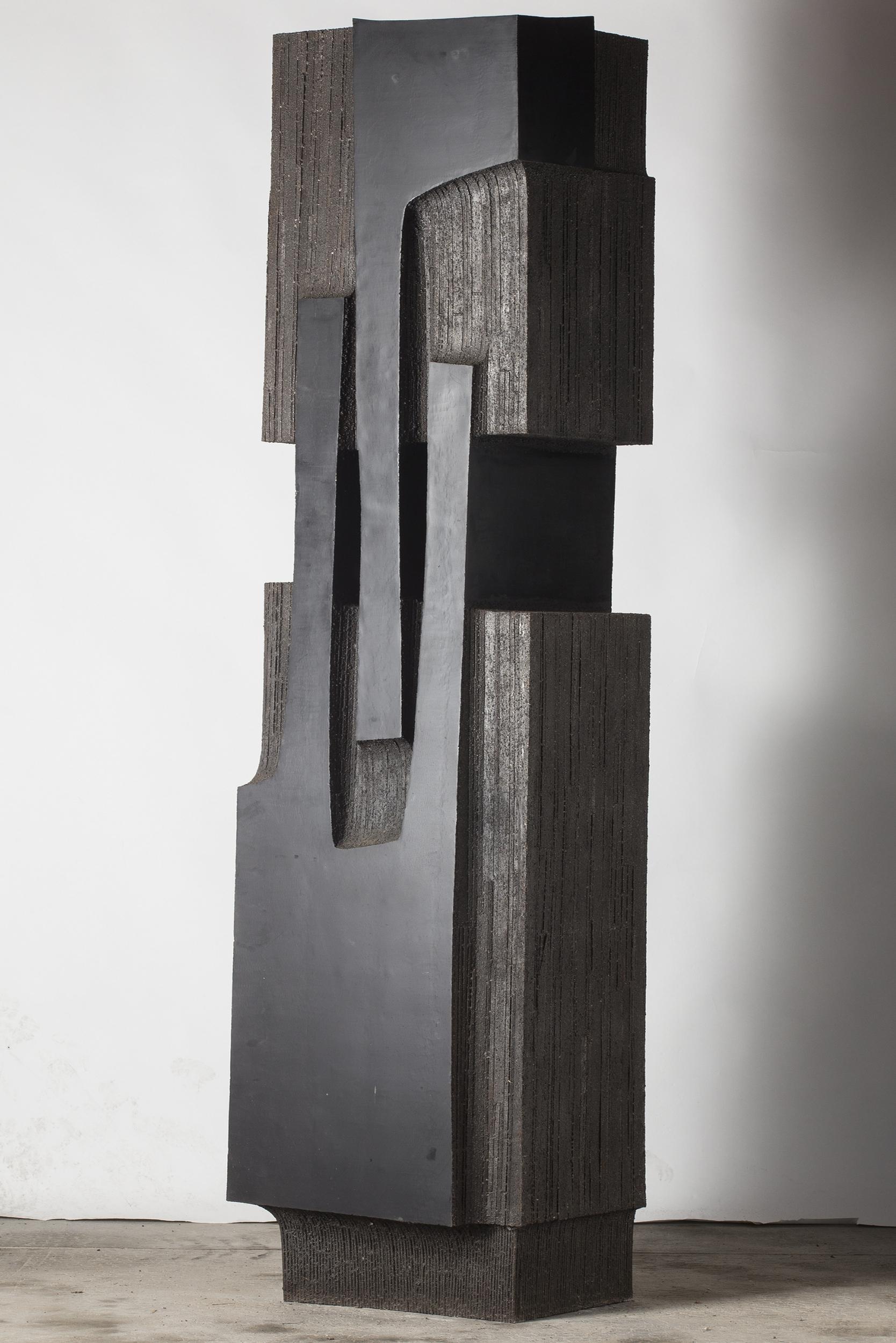 Annerito Totem N° 3, pezzo unico, di Michel Lucotte, Francia, 1975 in vendita
