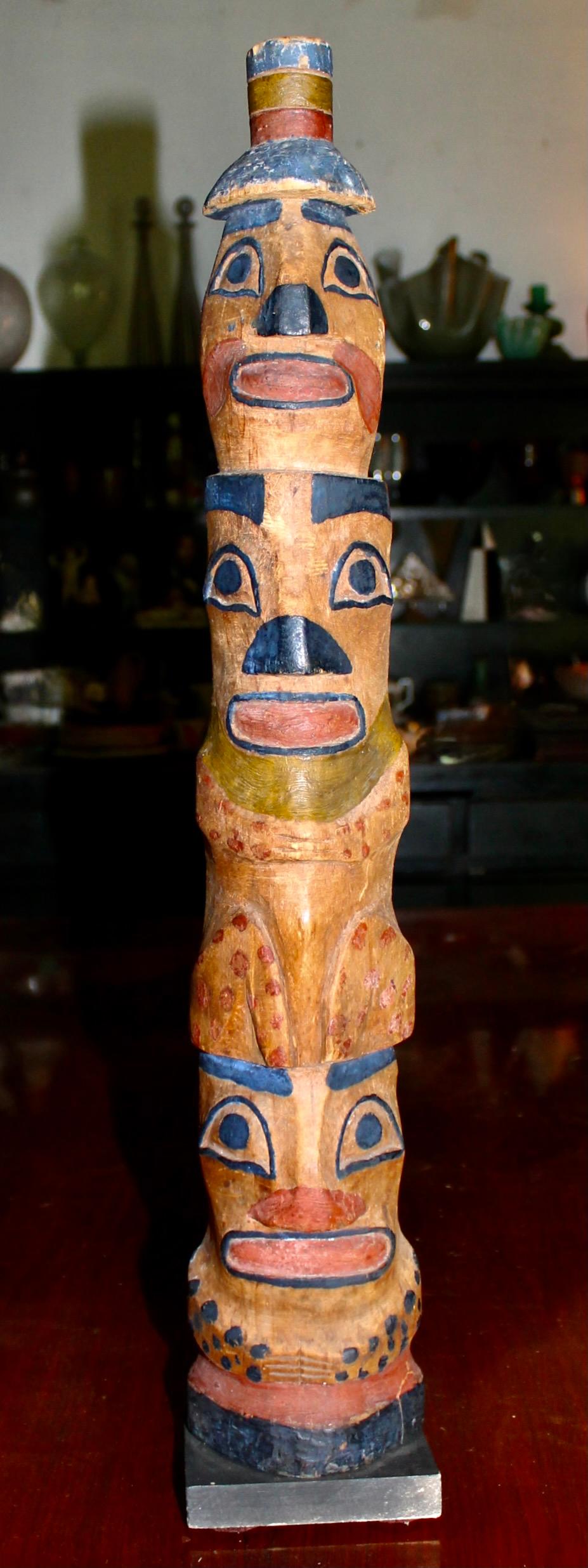 Totem Pole Model Nootka, Northwest Coast For Sale 5