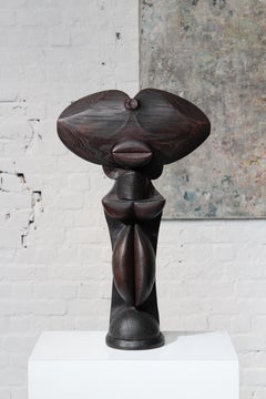 Sculpture "Totem" de Jacky De Maeyer