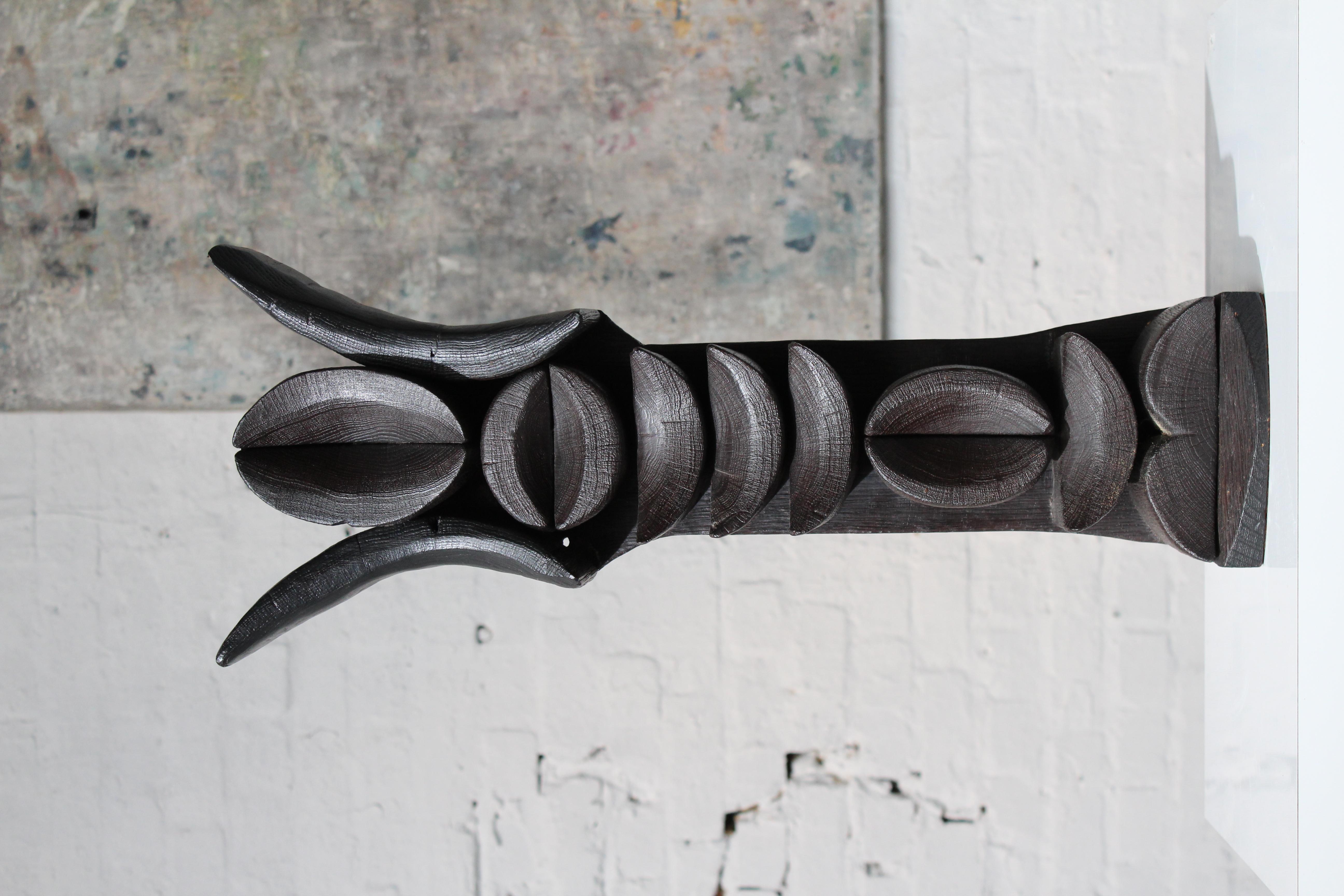 Brutalist 'Totem' sculpture by Jacky De Maeyer For Sale