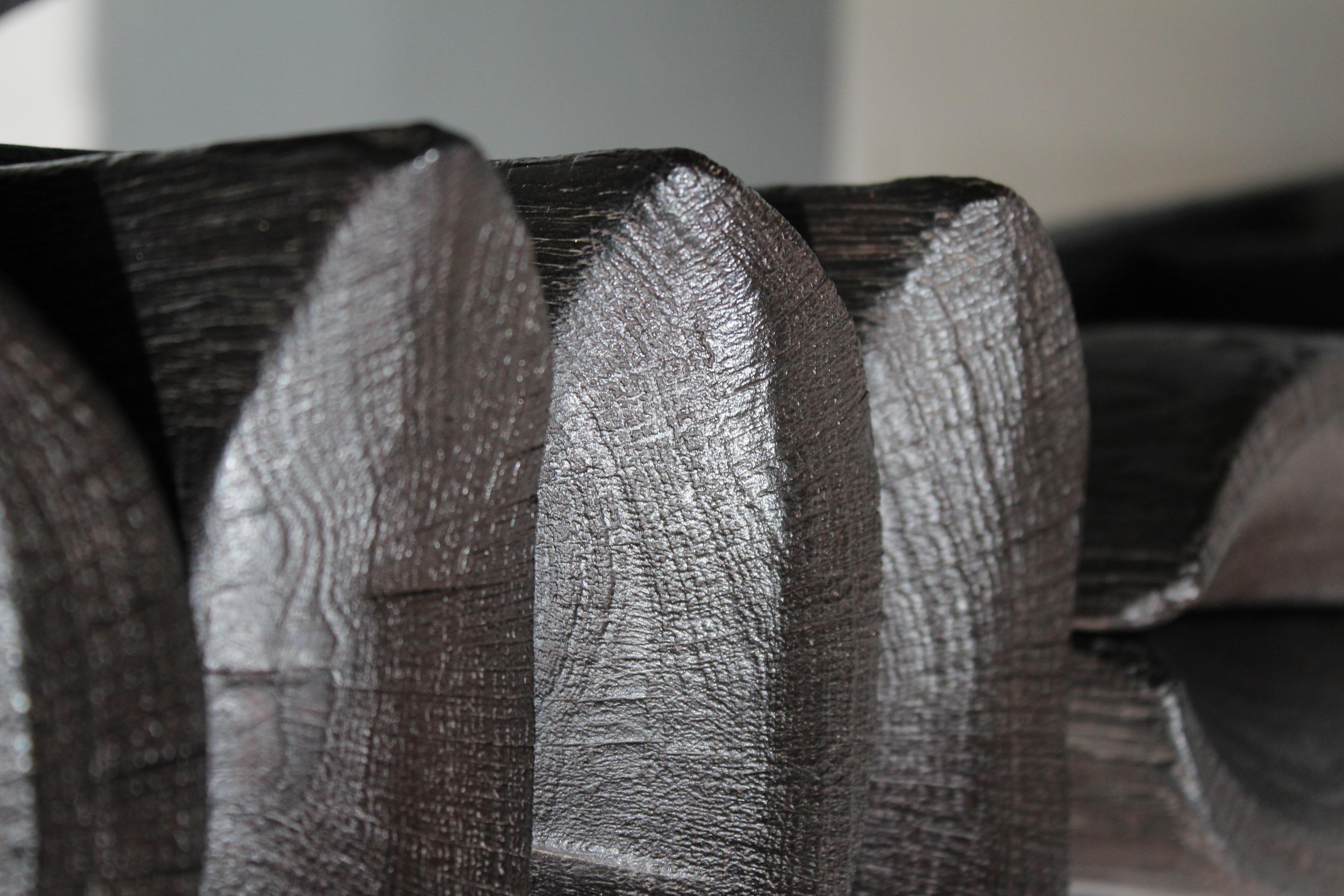 Burnished 'Totem' sculpture by Jacky De Maeyer For Sale