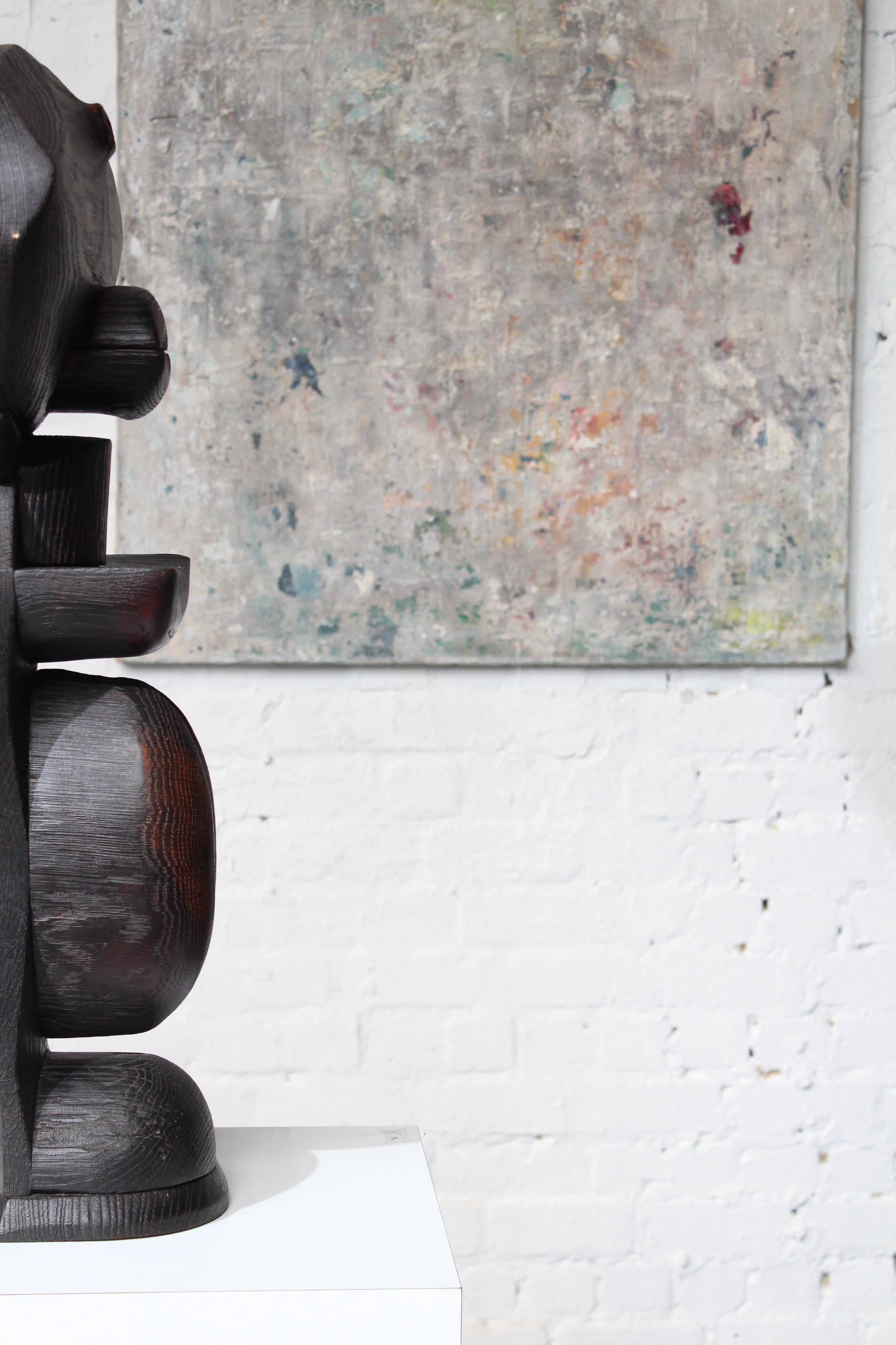 Quercia Scultura 'Totem' di Jacky de Maeyer in vendita