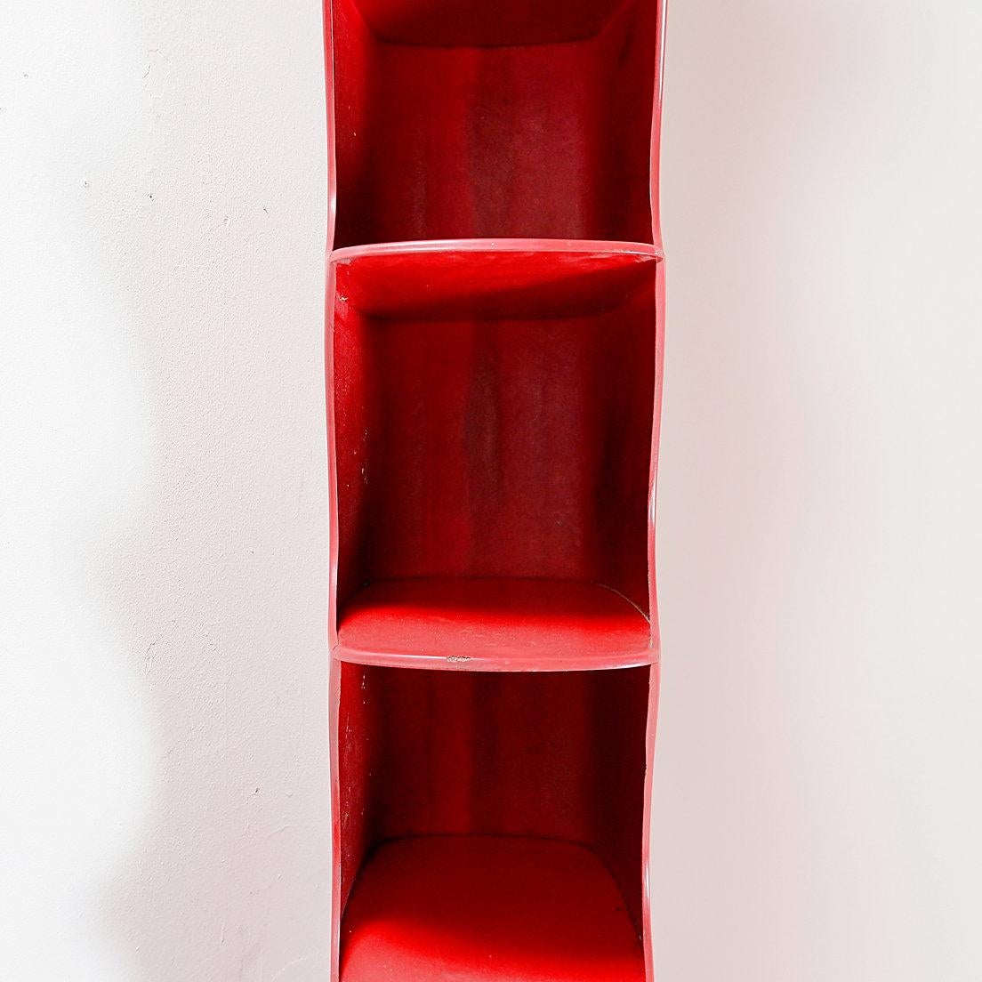 Totem shelve by Valeric Doubroucinskis for Rodier, 1970s en venta 3
