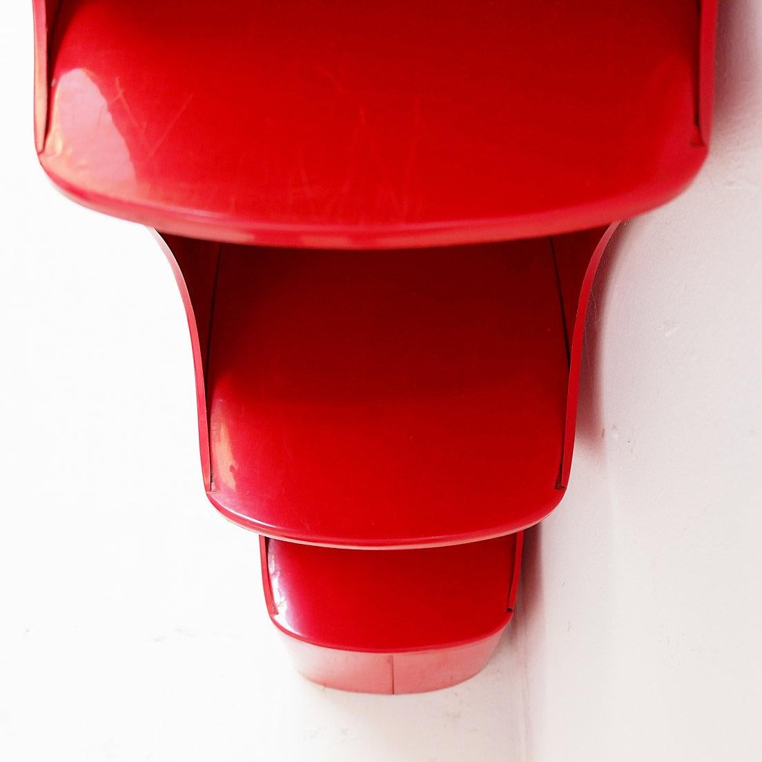 Totem shelve by Valeric Doubroucinskis for Rodier, 1970s en venta 7