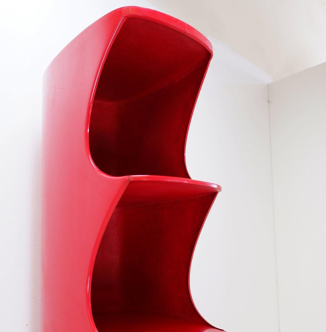 Totem shelve by Valeric Doubroucinskis for Rodier, 1970s en venta 7