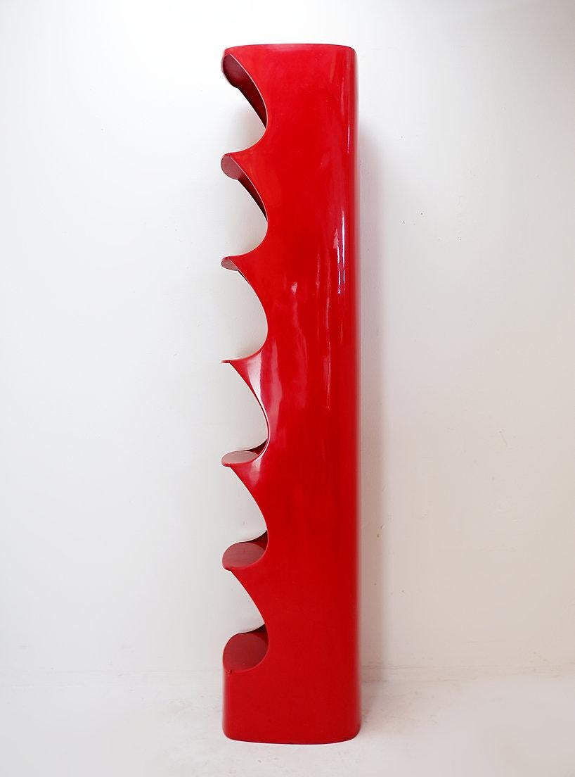 Totem shelve by Valeric Doubroucinskis for Rodier, 1970s en venta 9