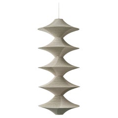 Pendentif Arlequin Totem Solitaire fait à la main, Ø60cm/23.6in