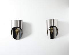 Totem Sconce by Maria Pergay, France, c. 1950s