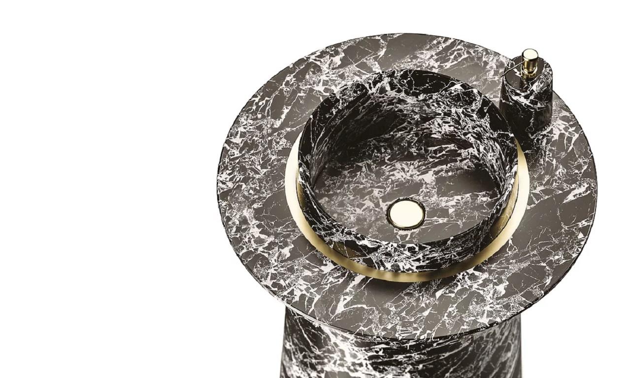 TOTEM Waschbecken von Marmi Serafini (Moderne) im Angebot