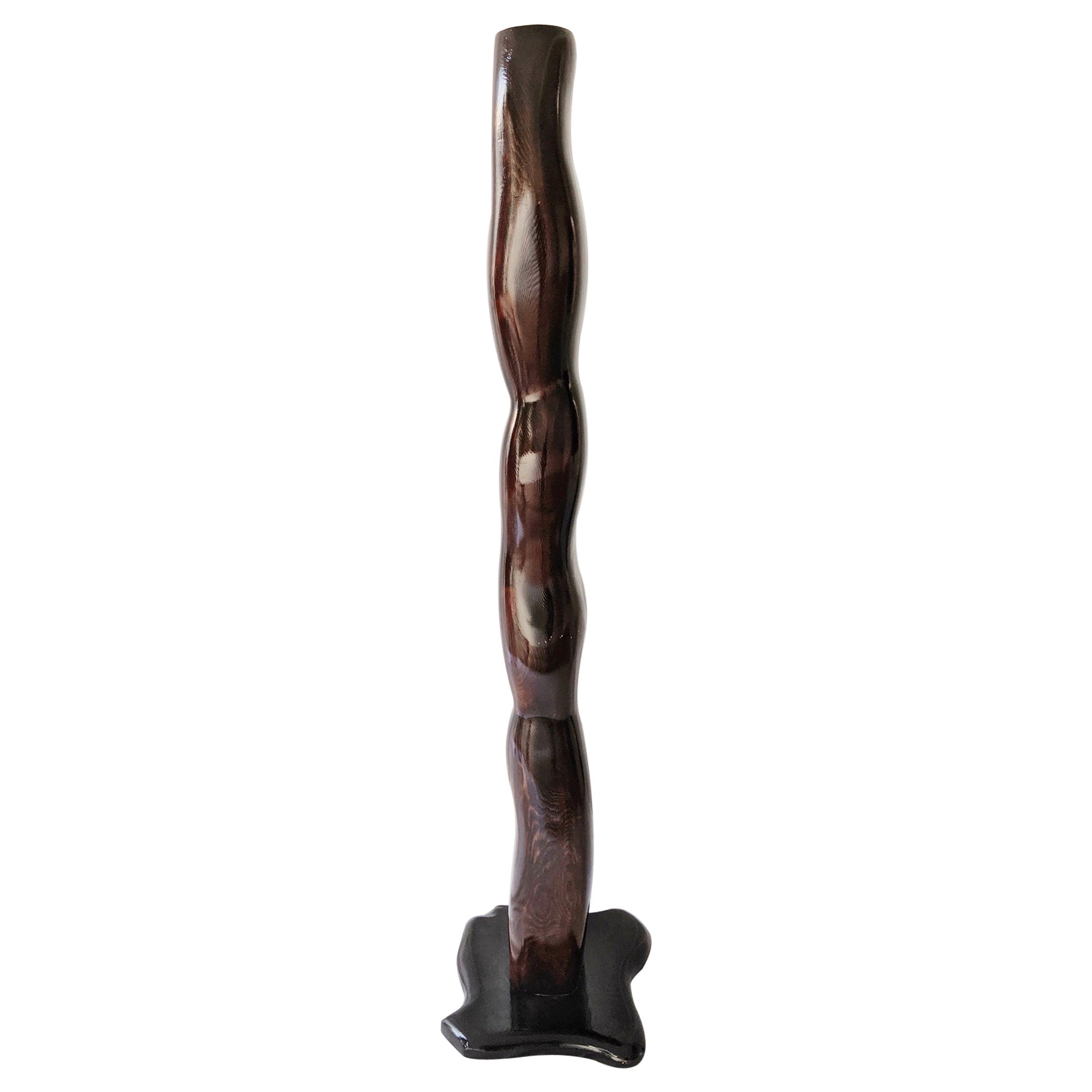 Totem Wood Sculpture by The Stone by the Door (American Oak version) For Sale