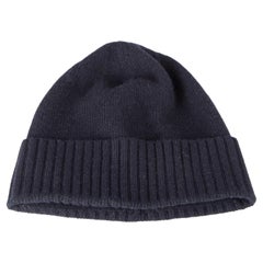 Totême Women's Navy Knitted Beanie