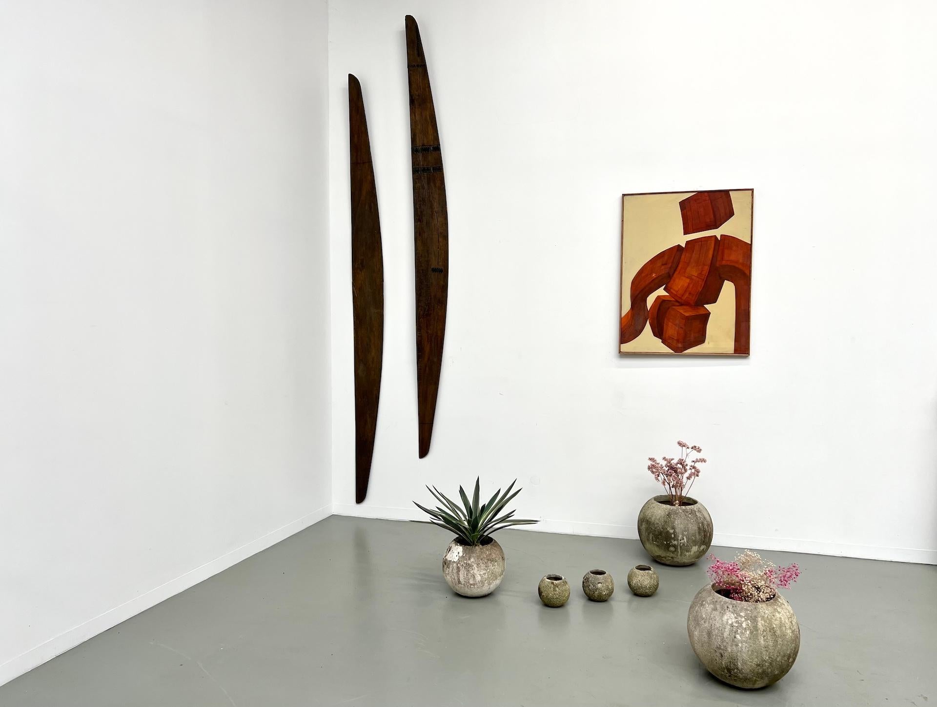 MAISON LECAN präsentiert diese abstrakte Leinwand mit dem Titel 