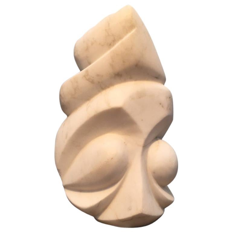 Scultura a forma di testa totemica non firmata da Jencik, Melbourne, 1998