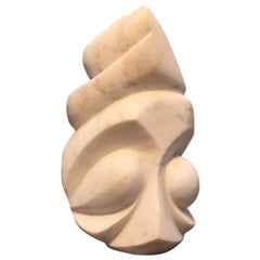 Totemic Head Sculpture Unsigned by Jencik, Melbourne, 1998