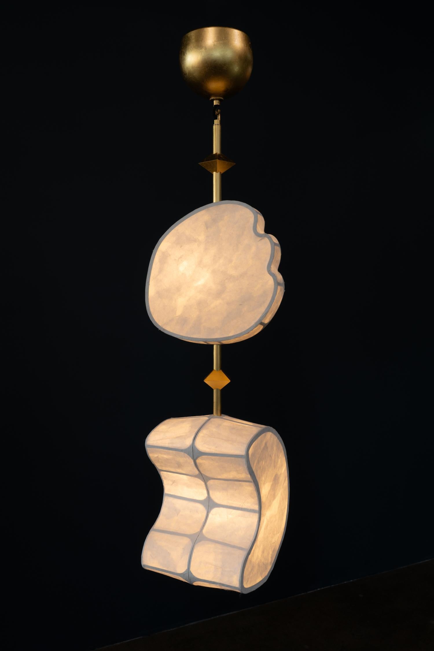 Modern Totemic Pendant 2(2) by Andrea Claire Studio For Sale