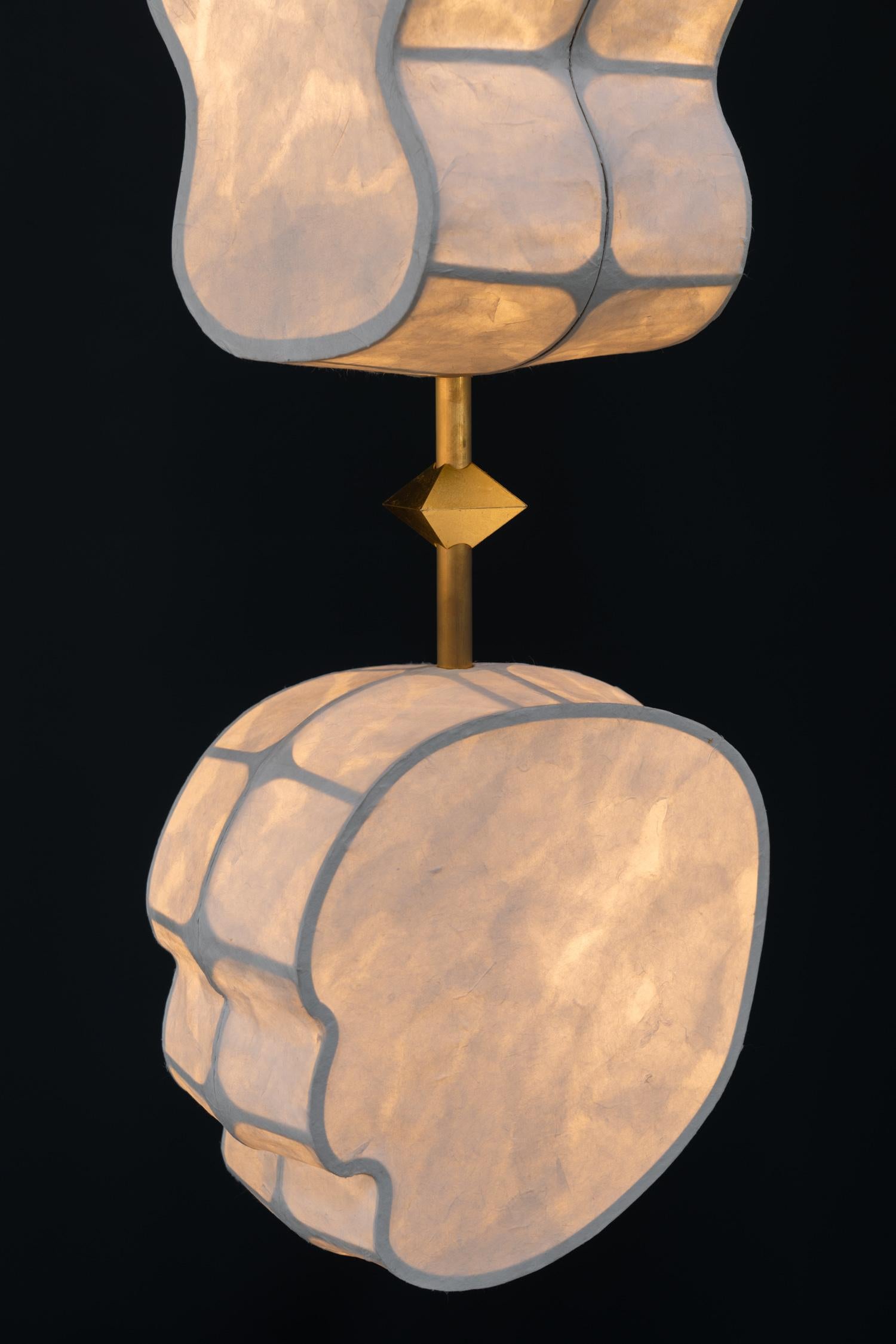 Contemporary Totemic Pendant 2(2) by Andrea Claire Studio For Sale