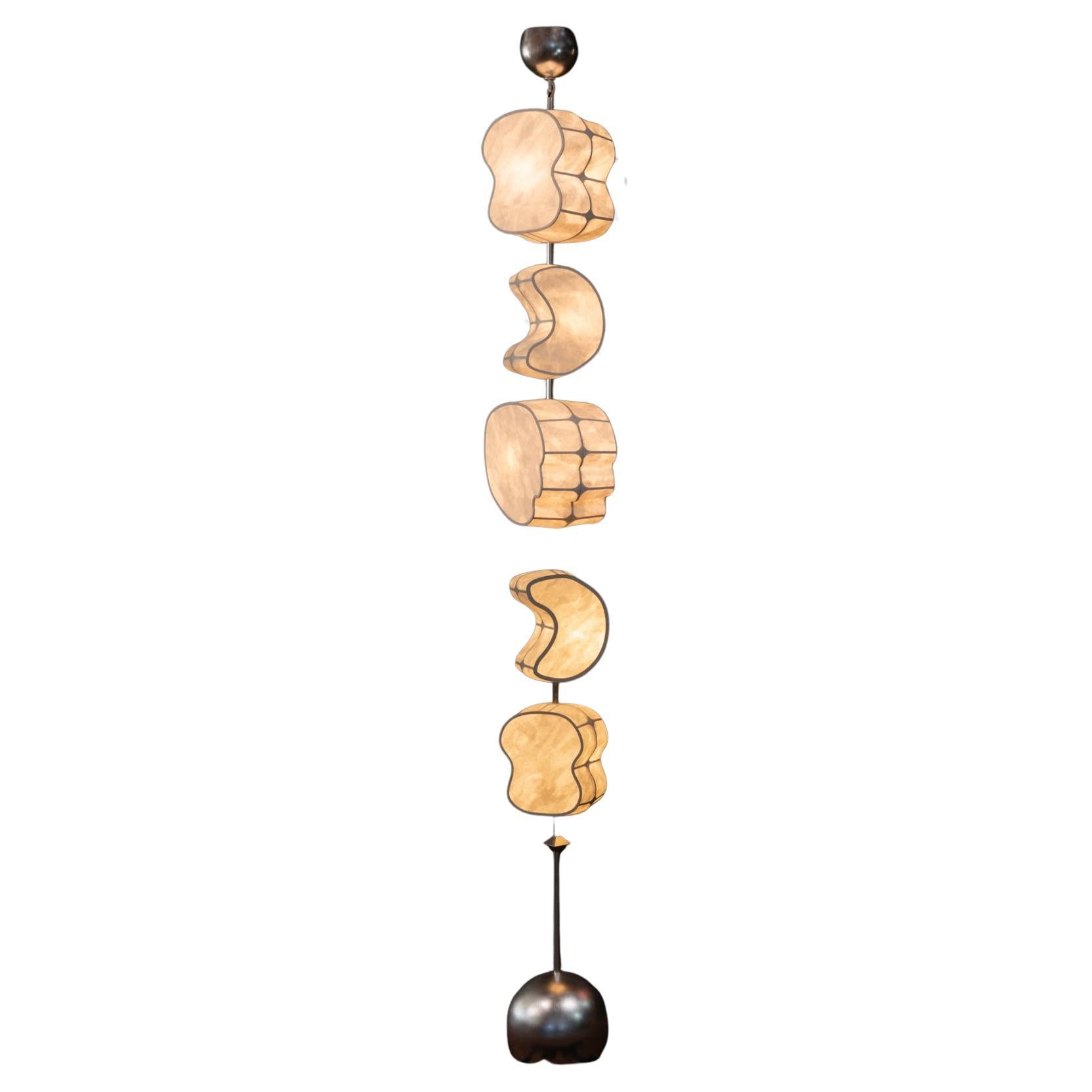 Totemic Pendant 3(0) + Standing Lamp 2(1) by Andrea Claire Studio