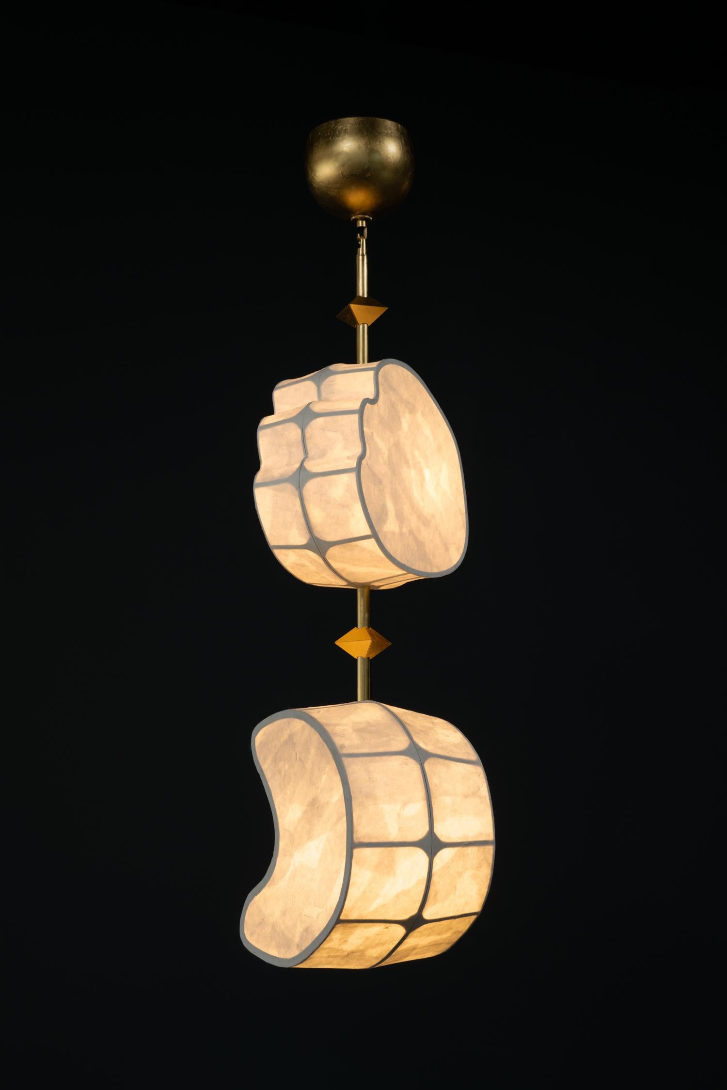 Fatto a mano Pendente Totemic 5(4) di Andrea Claire Studio in vendita