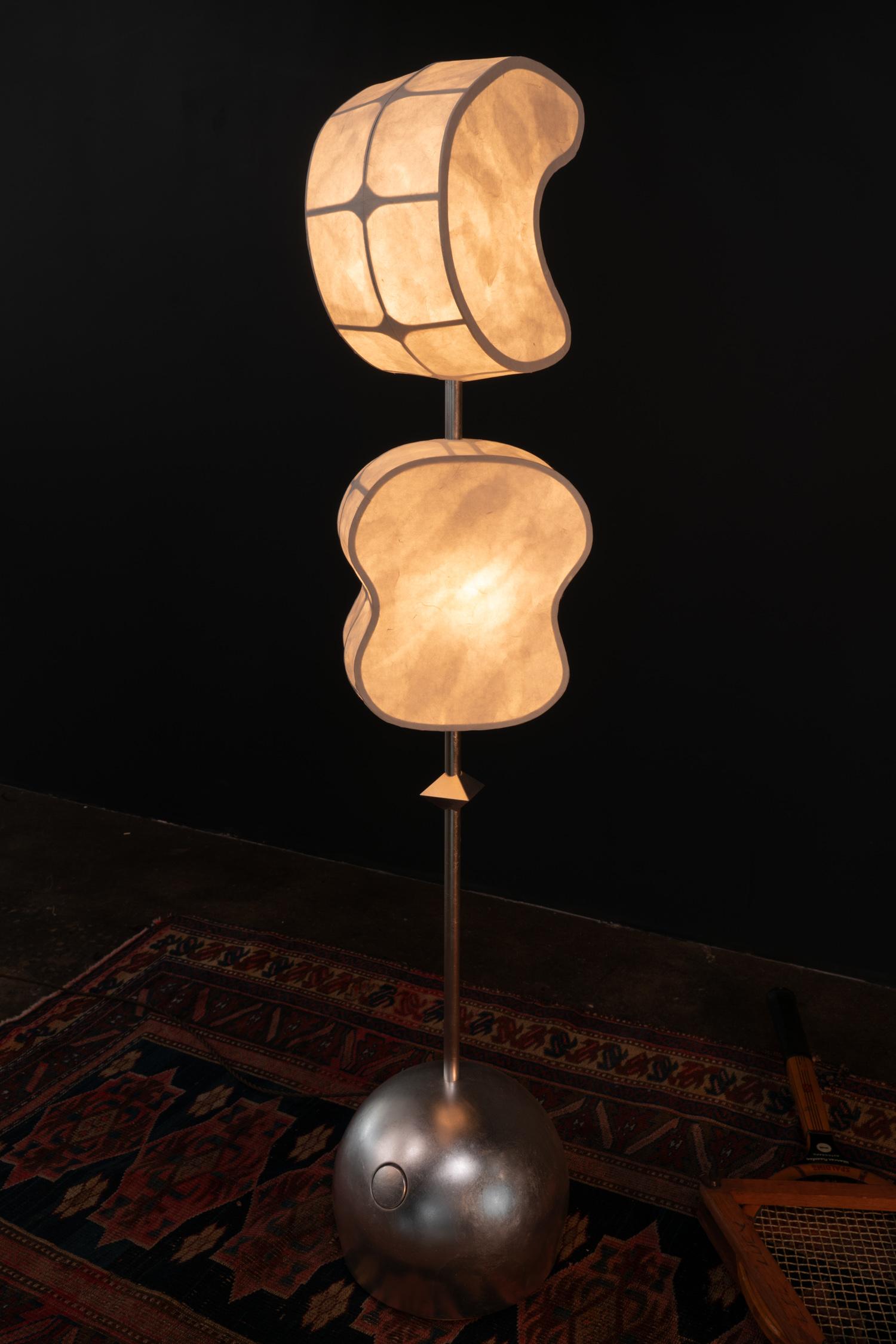 American Totemic Standing Lamp 2(1) by Andrea Claire Studio (1 in stock currently) For Sale