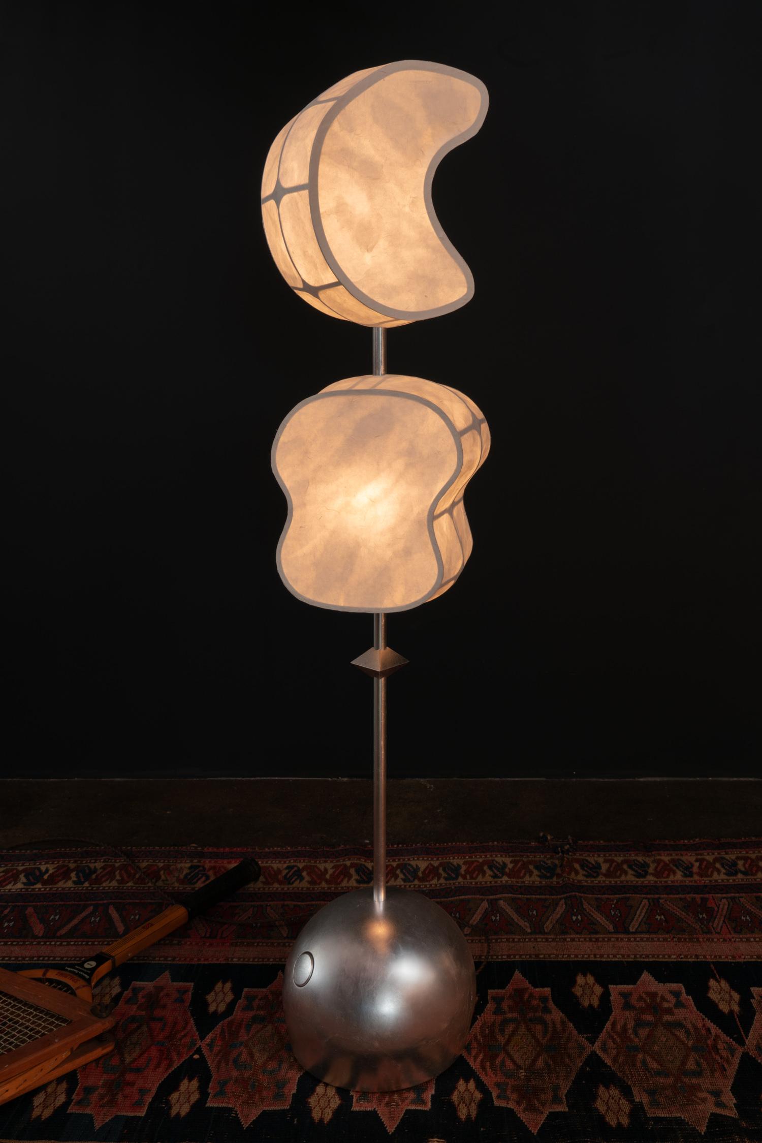 Totemic Standing Lamp 2(1) by Andrea Claire Studio (1 in stock currently) In New Condition For Sale In Los Angeles, CA