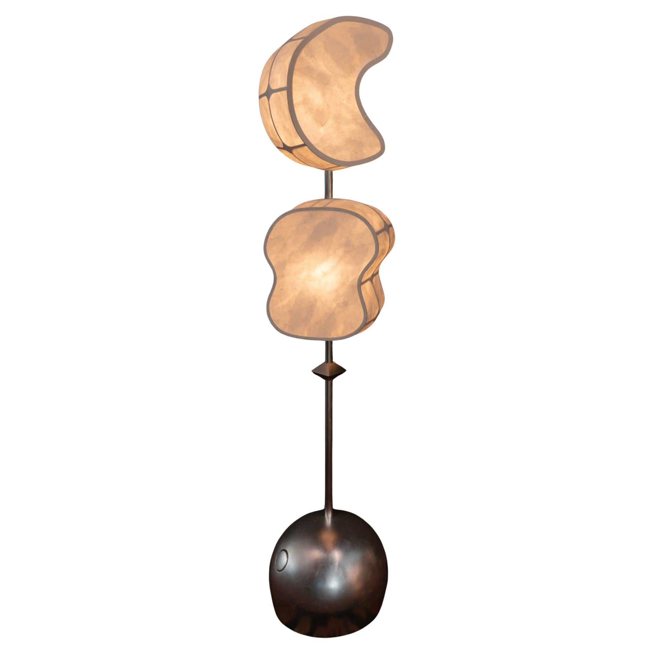 Totemic Standing Lamp 2(1) by Andrea Claire Studio (1 in stock currently) For Sale
