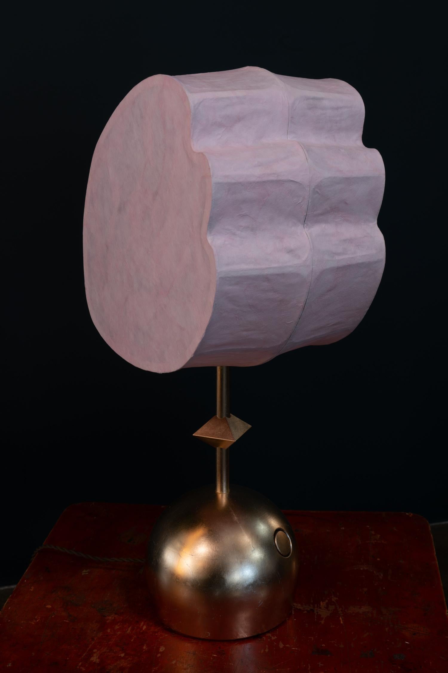Modern Totemic Table Lamp 1(1) by Andrea Claire Studio (1 in stock currently) For Sale