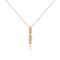 Totem Pendant in 18 Karat Yellow Gold