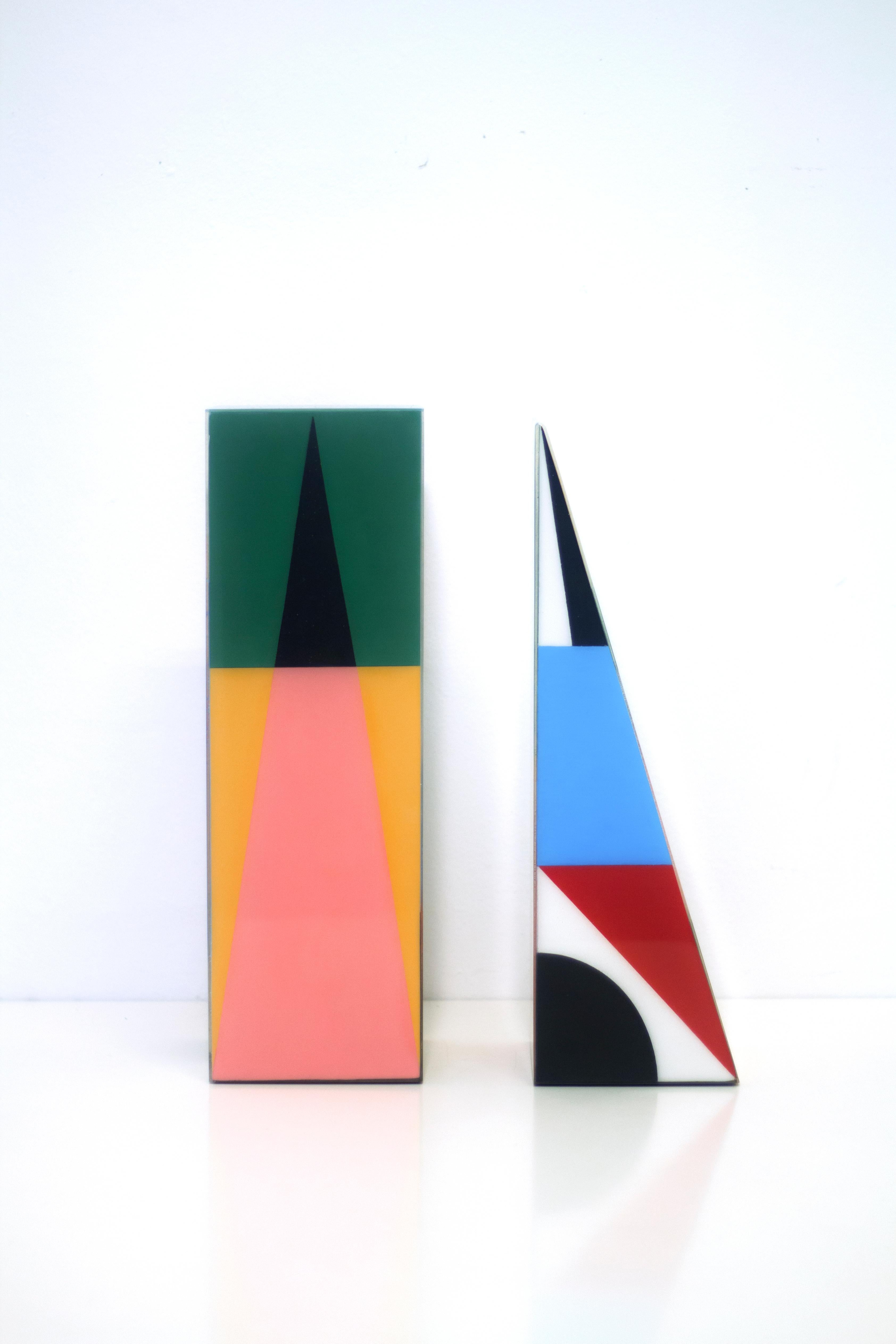 Handcrafted Geometric Totem / Sculture XIL by Paul Sende In New Condition For Sale In New York, NY