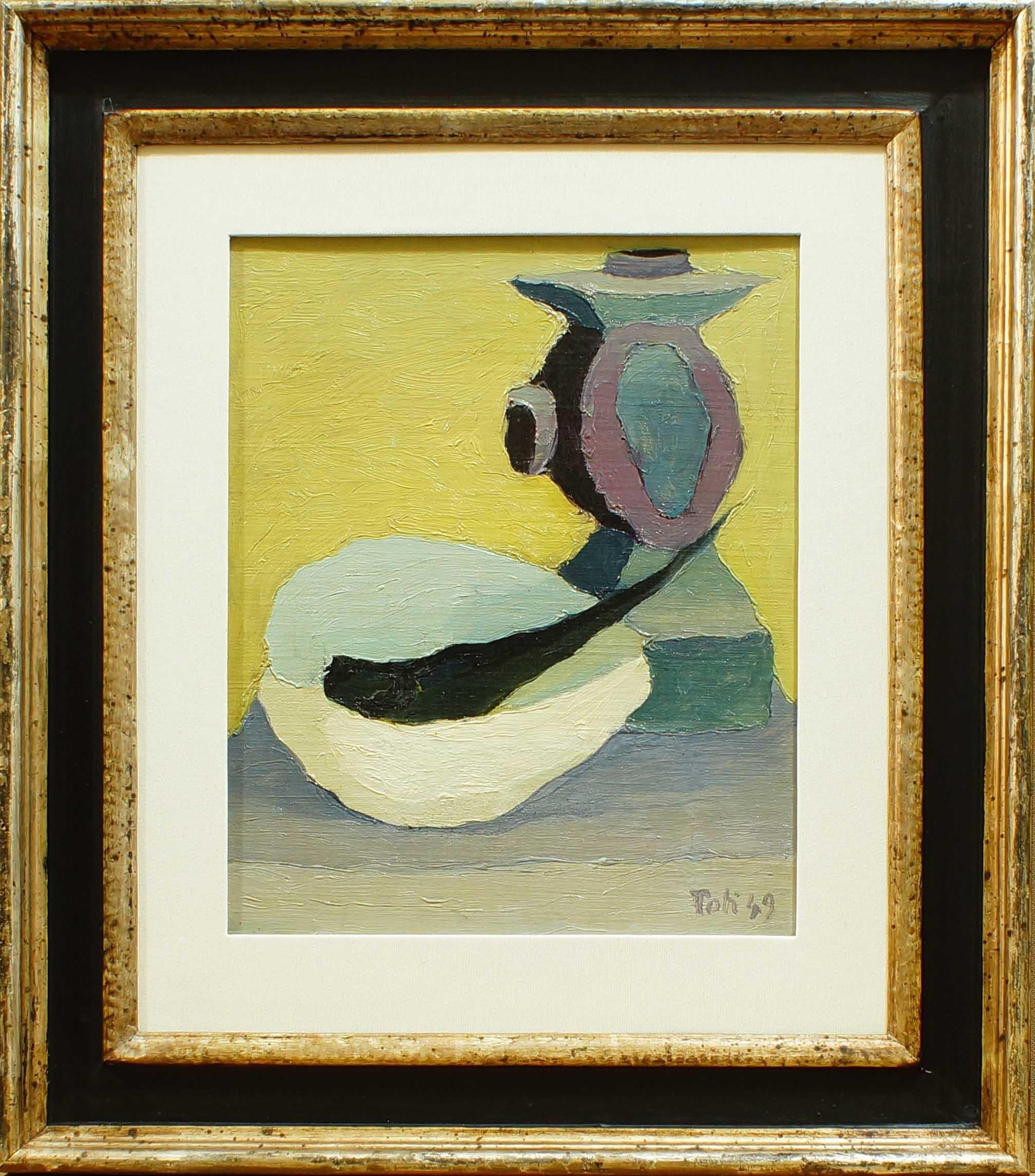Natura Morta (Still Life) - 1940s - Toti Scialoja - Oil Painting - Contemporary