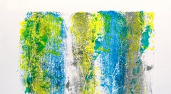 A Shot in the Summer - Original Lithograph by Toti Scialoja - 1980 ca.