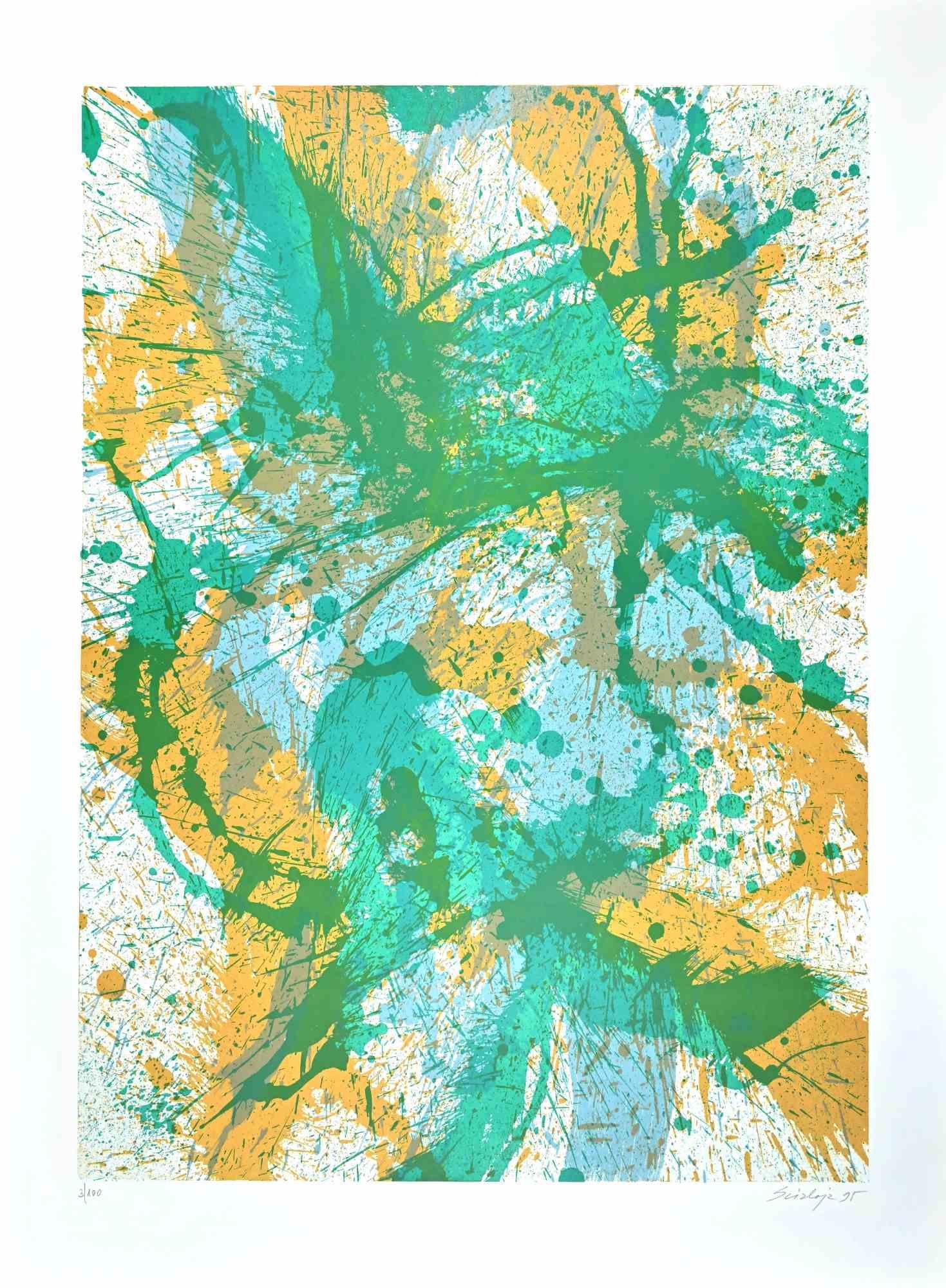 Tobiolo - Abstract Composition is an original Contemporary artwork realized in 1995 by Toti Scialoja.

Original lithograph. 

Hand-signed.

Stamp of Rubin Art Roma.

Numbered. Edition,3/100

Good condition.

 