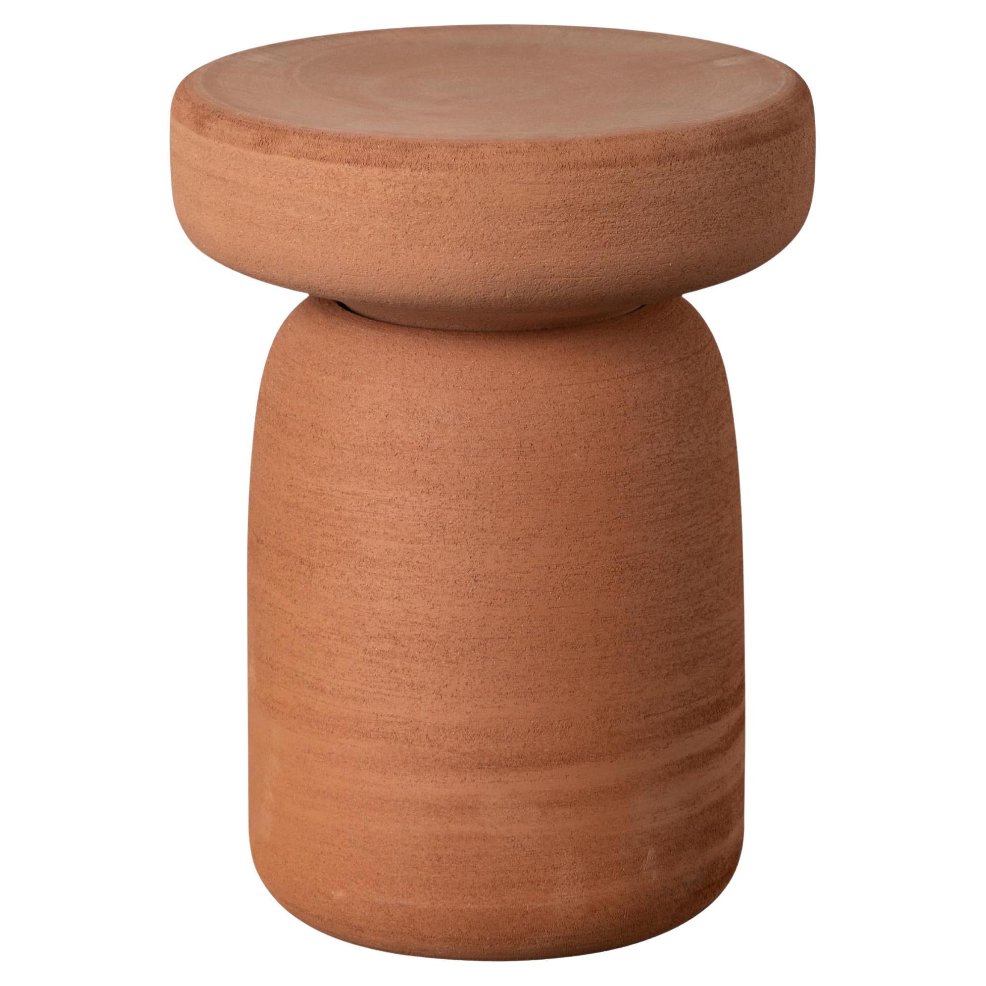 Tototo' high Coffee Table in Clay by Paolo Cappello and Simone Sabati