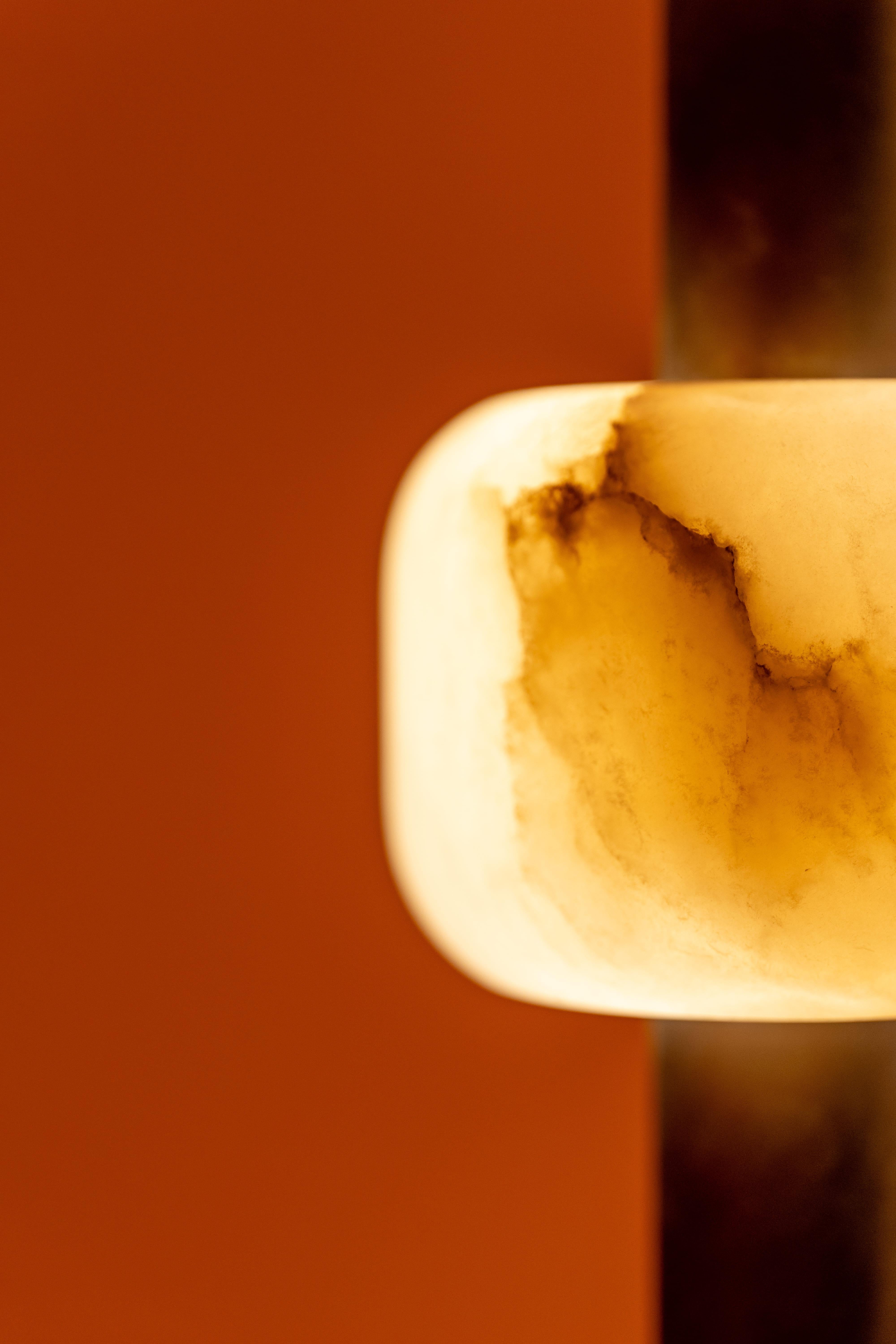 Hand-Crafted Tottem Floor Lamp For Sale