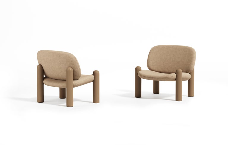 Tottori is a seating and coffee tables collection with timeless shapes, cute silhouette and bold character. Called after the Japanese animation film “My Neighbor Totoro”, written and directed by Hayao Miyazaki, the Tottori furniture collection has a