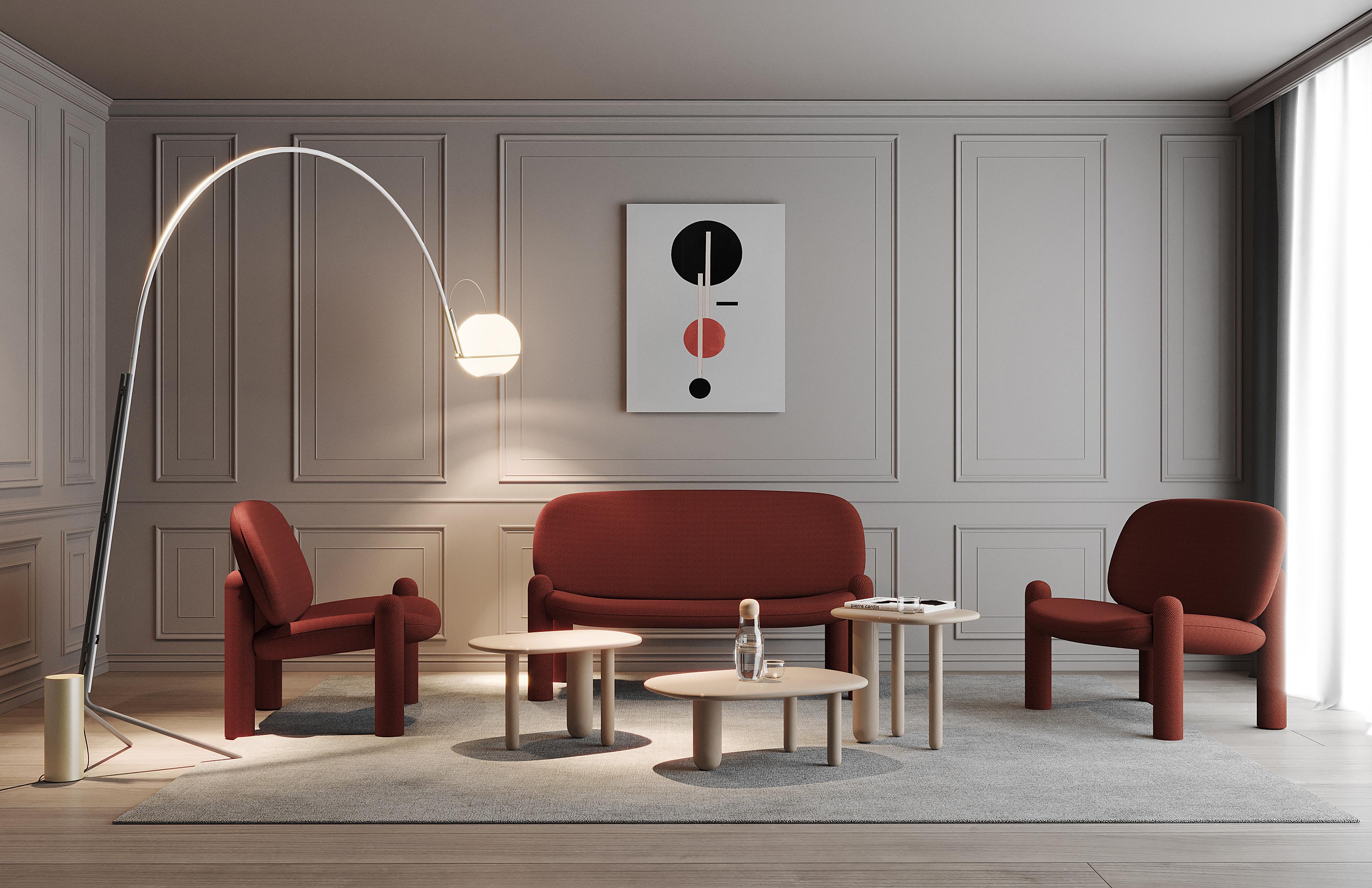 Tottori coffee tables by Kateryna Sokolova for Driade In New Condition For Sale In Brooklyn, NY