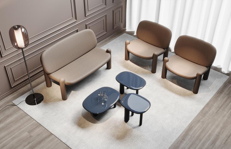 Contemporary Tottori coffee tables by Kateryna Sokolova for Driade For Sale